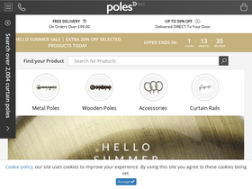 'polesdirect.com' screenshot