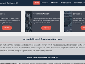 'police-auctions.org.uk' screenshot