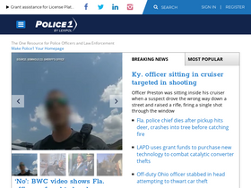 'police1.com' screenshot
