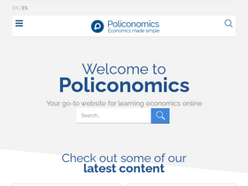 'policonomics.com' screenshot