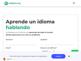 'poliglota.org' screenshot