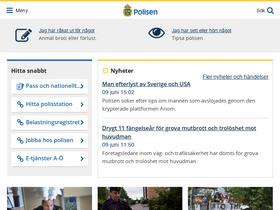 'polisen.se' screenshot