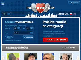 'polishhearts.com' screenshot