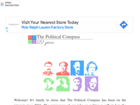 'politicalcompass.org' screenshot
