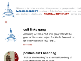 'politicaldictionary.com' screenshot