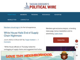 'politicalwire.com' screenshot