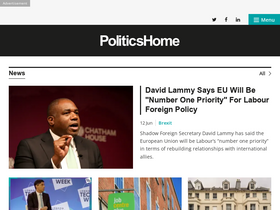 'politicshome.com' screenshot