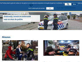 'politieacademie.nl' screenshot