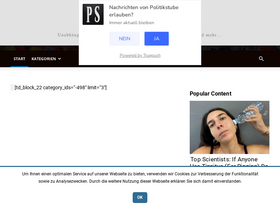 'politikstube.com' screenshot