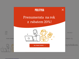 'polityka.pl' screenshot