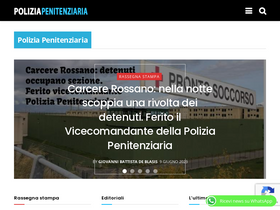 'poliziapenitenziaria.it' screenshot