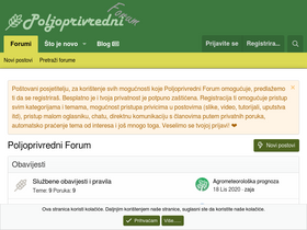 'poljoprivredni-forum.com' screenshot