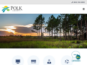 'polk-county.net' screenshot