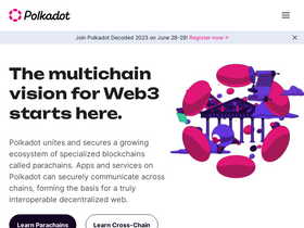 'polkadot.network' screenshot