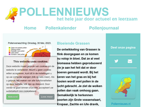 'pollennieuws.nl' screenshot
