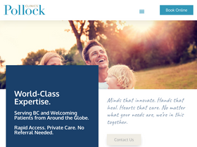 'pollockclinics.com' screenshot
