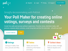 'pollunit.com' screenshot