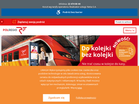 'polregio.pl' screenshot