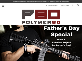 'polymer80.com' screenshot