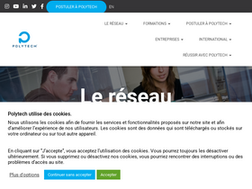 'polytech-reseau.org' screenshot