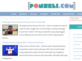'ponseli.com' screenshot