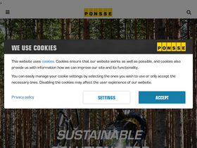 'ponsse.com' screenshot