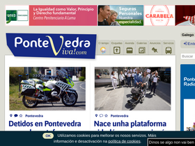 'pontevedraviva.com' screenshot