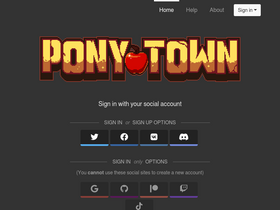 'pony.town' screenshot