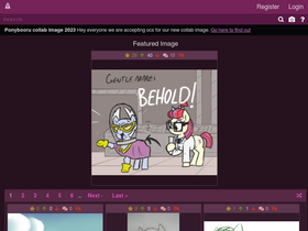 'ponybooru.org' screenshot