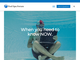 'poolspaforum.com' screenshot