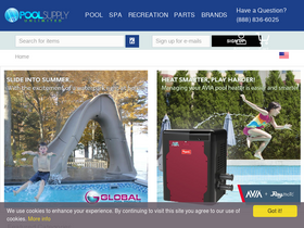 'poolsupplyunlimited.com' screenshot