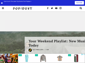 'popdust.com' screenshot