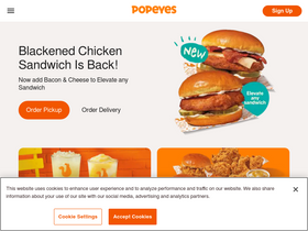 'popeyes.com' screenshot