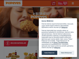 'popeyes.com.tr' screenshot
