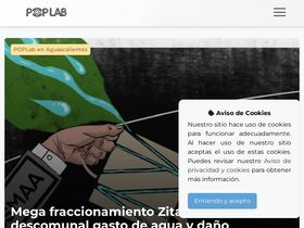 'poplab.mx' screenshot