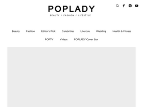 'poplady-mag.com' screenshot