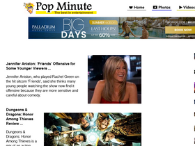 'popminute.com' screenshot
