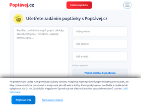 'poptavej.cz' screenshot