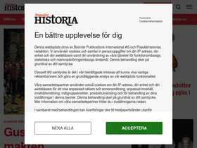 'popularhistoria.se' screenshot