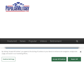 'popularmilitary.com' screenshot