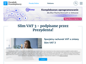 'poradnikprzedsiebiorcy.pl' screenshot