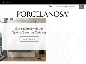 'porcelanosa-usa.com' screenshot