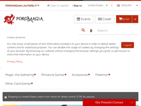 'poromagia.com' screenshot