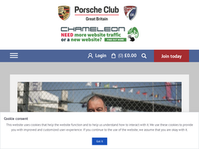 'porscheclubgb.com' screenshot