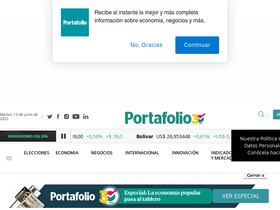'portafolio.co' screenshot