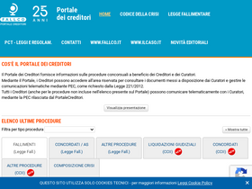 'portalecreditori.it' screenshot