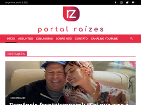 'portalraizes.com' screenshot