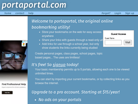'portaportal.com' screenshot