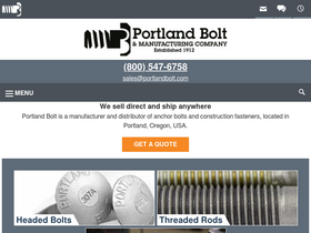 'portlandbolt.com' screenshot