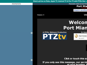 'portmiamiwebcam.com' screenshot